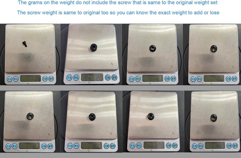 SummerHouse Golf Putter Weight Compatible with 2024 Taylormade Spider Tour Putter Weights Spider Tour Z/X/V Black Weight - Image 4